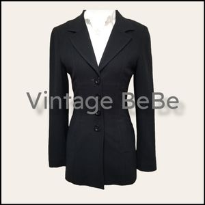 VINTAGE bebe Black Blazer